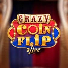 Crazy Coin Flip logo – Slots by Evolution at bestpayoutonlinecasinos