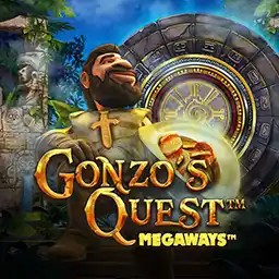 Slots logo of Gonzo’s Quest Megaways from Red Tiger Gaming at bestpayoutonlinecasinos